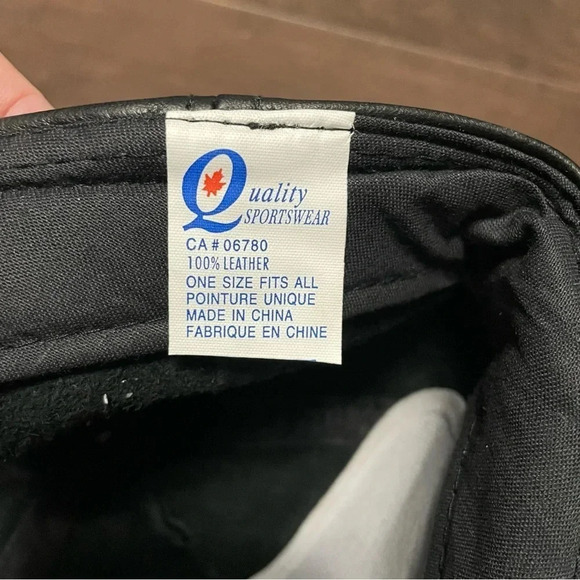 Fountain Tire Goodyear  Blimp Leather Baseball Hat - Picture 3 of 6